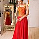 Платье "Red silk" 100% шелк, Платья, Красноярск,  Фото №1