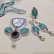 Order A set of turquoise 'is a flirtation'. Ludmila (Ludmila-biser) (Ludmila-biser). Livemaster. . Jewelry Sets Фото №3