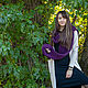 Purple scarf. Scarves. SweetMarket. Online shopping on My Livemaster.  Фото №2