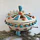 Incense stand 'Wheel of Time'. Incense stand. Owlclay. My Livemaster. Фото №5