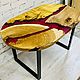 Журнальный столик. Столы. Wood-steel-1. Интернет-магазин Ярмарка Мастеров.  Фото №2