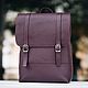 Women's leather backpack 'Citrus' (Burgundy). Backpacks. DragonBags - Rucksack leather. Online shopping on My Livemaster.  Фото №2