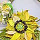 Ободок "Рожденные солнцем" из кожи. Ободки. Шляпки от DaduMarket. Ярмарка Мастеров.  Фото №6