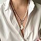  Бусы из жемчуга. Колье из жемчуга. Бусы из жемчуга. Бусы. 4NADYA Jewelry. Ярмарка Мастеров.  Фото №5