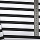 Fabric black and white stripe on the front. Fabric. sartoria-1. Online shopping on My Livemaster.  Фото №2