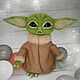 Baby Yoda. (бэби йода), Войлочная игрушка, Таганрог,  Фото №1