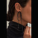  Лоссо. Серьги-пусеты. Tori Jewelery. Ярмарка Мастеров.  Фото №6