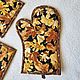 Заказать Лоскутные прихватки "Листопад". Ирина Терентьева. Лоскутное шитьё.. Ярмарка Мастеров. . Прихватки Фото №3