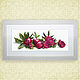 Cross stitch Raspberries and Strawberries. Panels. FavoriteStitch. My Livemaster. Фото №6