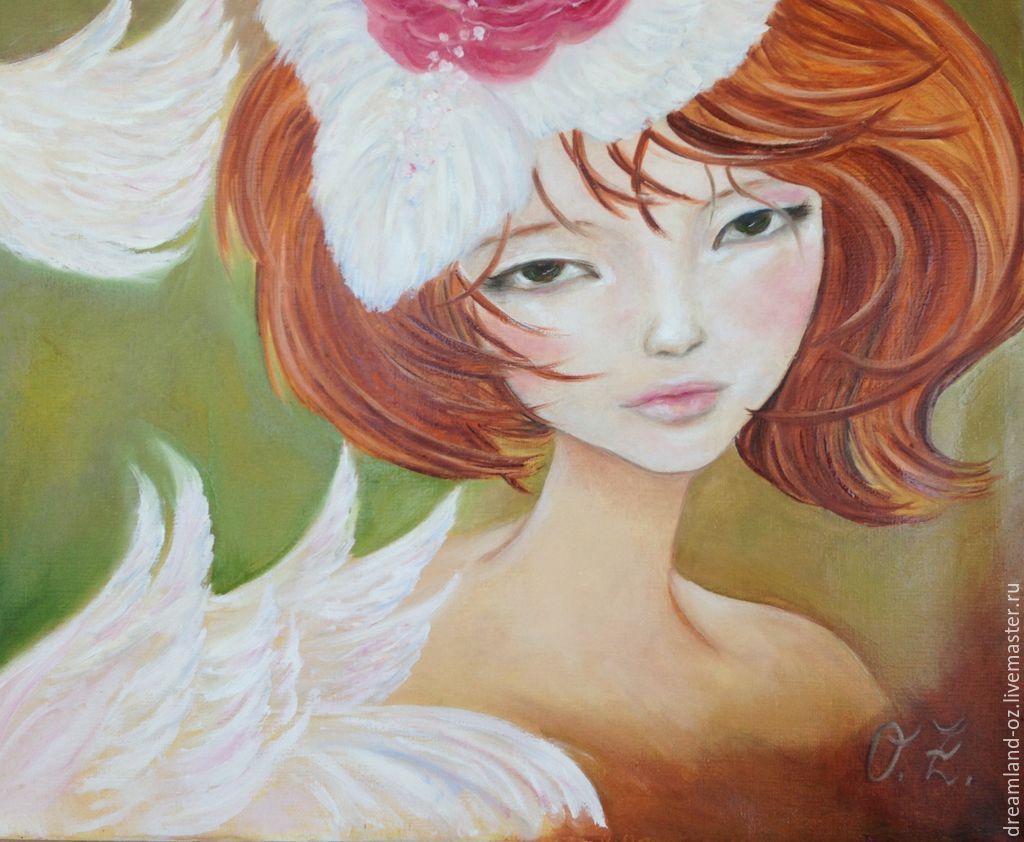 Oil Painting Angel In My Heart Shop Online On Livemaster With