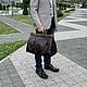 Саквояж "Fletcher" (Флетчер) Cognac. Саквояж. Jim Hawkins (Константин). Ярмарка Мастеров.  Фото №5