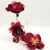 Украшения handmade. Livemaster - original item Brooch. Barrette hair clip. suspension. Flower fairy. Handmade.