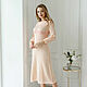 Order Dress ' Peach cream'. Designer clothing Olesya Masyutina. Livemaster. . Dresses Фото №3