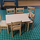Set of furniture for 1/12 Dollhouse. Doll furniture. papa-marko. My Livemaster. Фото №4