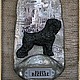 Decorative bottle 'Black Terrier'. Pictures. Handmade studio - Anna Aleskovskaya. My Livemaster. Фото №4
