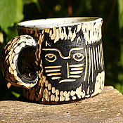 Посуда handmade. Livemaster - original item Mug ceramic. Two cats.. Handmade.