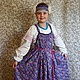 Gingham sundress 'Aksinya', Costumes3, Bryansk,  Фото №1