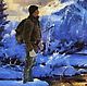 Morning in the mountains 60х35см, landscape painting, genre painting. Pictures. Joseph, artist (Joseph). Online shopping on My Livemaster.  Фото №2