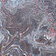 Красные реки. Fluid Art. Картины. Elena Adamovich. Pastel. Batik.. Ярмарка Мастеров.  Фото №5