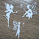 Order !Cutting scrapbooking Fairies, set of 3 fairies. svetafka-handmade. Livemaster. . Scrapbooking cuttings Фото №3