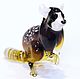Decorative figurine made of colored glass raccoon Ignatius. Figurines. In Glass. Online shopping on My Livemaster.  Фото №2