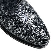 Обувь ручной работы handmade. Livemaster - original item Derby made of genuine polished sea stingray leather!. Handmade.