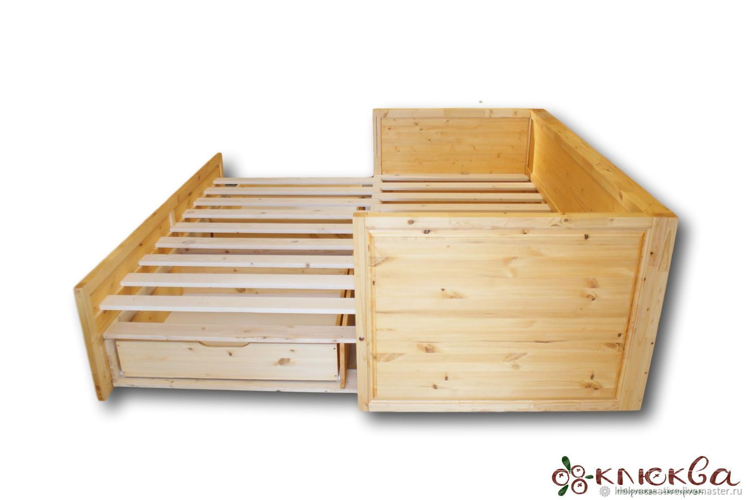 Раскладная кровать с ящиками