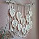 Мастер-класс: Макраме панно Листья. Мастер-классы. macrame_anastasiya. Ярмарка Мастеров.  Фото №4