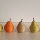 Jute pears set of 5 pcs, Interior elements, Moscow,  Фото №1