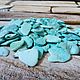 Turquoise blue (chalk )Uzbekistan (Uchkuduk ). Cabochons. Stones of the World. My Livemaster. Фото №5