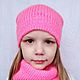Children's hat 'Bini'. Caps. I knit warmth for kids and adults (faina-bo). Online shopping on My Livemaster.  Фото №2