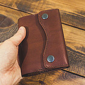 Сумки и аксессуары handmade. Livemaster - original item Passport cover leather. With valve. Handmade.