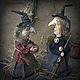 Witches Mrs. Audrey and Eleanor Carter (Price per pair), Rag Doll, Volzhsky,  Фото №1