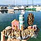 Заказать Остров дрифтвуд Бирюза моря 20 см. AdriaticArt_Julia. Ярмарка Мастеров. . Скульптуры Фото №3
