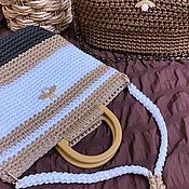 Сумки и аксессуары handmade. Livemaster - original item Classic knitted bag Caramel Dolche. Handmade.