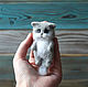Order Cat brooch made of wool. handmade toys by Mari. Livemaster. . Brooches Фото №3
