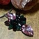 Заказать Колье "ПУРПУРНЫЙ ПИОН". my peonies | jewelry. Ярмарка Мастеров. . Комплекты украшений Фото №3