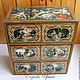 Mini chest of drawers pastoral. Mini Dressers. Gifts from Irina Egorova. Online shopping on My Livemaster.  Фото №2
