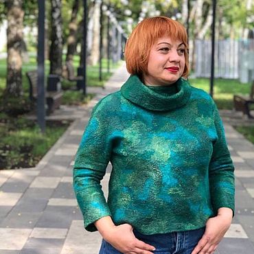 Одежда ручной работы. Ярмарка Мастеров - ручная работа Свитер Афродита.. Handmade.