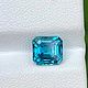 Голубой ограненный циркон 2+ct, Кабошоны, Бангкок,  Фото №1