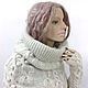 Вязаный комплект "white Alpaca"-АЛЬПАКА. Комплекты головных уборов. Nataliy Sh-knitting. Ярмарка Мастеров.  Фото №5