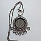 Винтаж: Колье от Goldette c  дымчатой инталией.  70 годы. Колье винтажные. Vintage & Jewelry by Ev. Ivanovskaia. Ярмарка Мастеров.  Фото №5