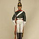 Рядовой Псковского драгунского полка.1810-14 гг.Оловянная миниатюра, Военная миниатюра, Новосибирск,  Фото №1