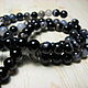 Natural black agate 6 mm. Beads1. Elena (luxury-fittings). Online shopping on My Livemaster.  Фото №2