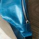 Banana Belt Leather Bag (Simplified). Blue. Waist Bag. odalgoods (odalgoods). My Livemaster. Фото №5