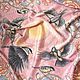 Batik scarf 'Spring birds'. Shawls1. OlgaPastukhovaArt. My Livemaster. Фото №6