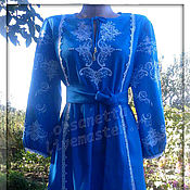 Одежда handmade. Livemaster - original item Dress with embroidery .. Handmade.