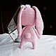 Bunny in a soft pink coat. Stuffed Toys. ToysAndToys. Online shopping on My Livemaster.  Фото №2