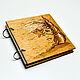 Sketchbook wood cover 16x16sm "Siren", Sketchbooks, Moscow,  Фото №1
