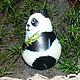Panda roly-poly - music. Stuffed Toys. Original painted Souvenirs and gift. My Livemaster. Фото №5